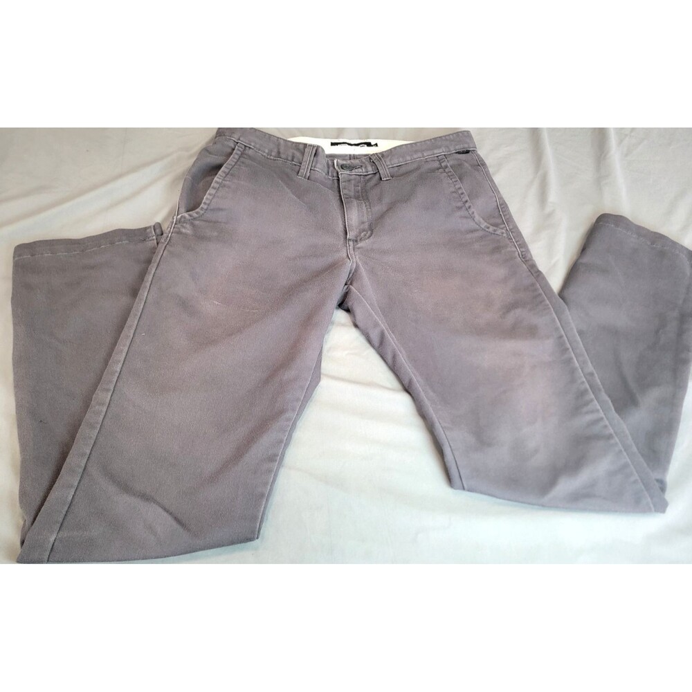 Vans Authentic Chino Pants Men’s 31 Gray Straight‎ Skate Casual Workwear